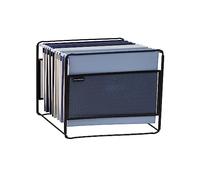 Mind Reader Organiseur de dossiers suspendus, organiseur de bureau, rangement, bureau, maille métallique, 33 x 24,8 x 26 cm (L x l x H), noir