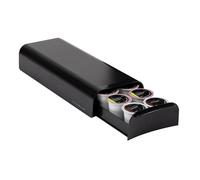 Mind Reader 'Slim' pour 16 Capsules Nespresso, 12 K Bonnets, 14 CBTL/Verismo Pods, Black Café Pod Storage tiroir