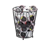 Mind Reader Support de rangement pour dosettes pour comptoir, table basse, bar - Capacité de 30 - 22 x 16 x 21 cm - Noir