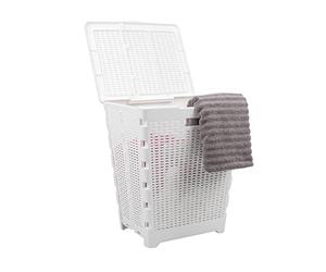 Mind Reader Tidy Collection Panier à linge Blanc