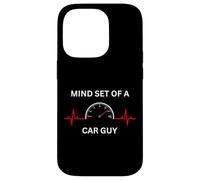 Mind Set of A Car Guy EKG Compteur de Vitesse Racing Guy Coque pour iPhone 14 Pro