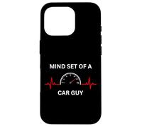Mind Set of A Car Guy EKG Compteur de Vitesse Racing Guy Coque pour iPhone 16 Pro