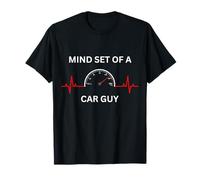 Mind Set of A Car Guy EKG Compteur de Vitesse Racing Guy T-Shirt