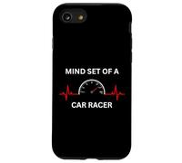 Mind Set of A Car Racer Guy EKG Compteur de Vitesse Racing Guy Coque pour iPhone SE (2020) / 7/8