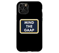 Mind The GAAP Funny Accountable Bookkeeper Accounting Pun Fun Coque pour iPhone 11 Pro