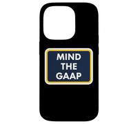 Mind The GAAP Funny Accountable Bookkeeper Accounting Pun Fun Coque pour iPhone 14 Pro