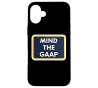 Mind The GAAP Funny Accountable Bookkeeper Accounting Pun Fun Coque pour iPhone 16 Plus