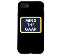 Mind The GAAP Funny Accountable Bookkeeper Accounting Pun Fun Coque pour iPhone SE (2020) / 7/8