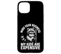 Mind Your Business Mes Enfants coûtent Cher Raton Laveur Coque pour iPhone 15 Plus
