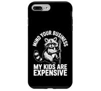 Mind Your Business Mes Enfants coûtent Cher Raton Laveur Coque pour iPhone 7 Plus/8 Plus