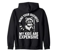 Mind Your Business Mes Enfants coûtent Cher Raton Laveur Sweat à Capuche