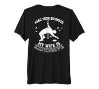 Mind Your Business My Wife is Expensive Funny Husband Meme T-Shirt Haut de Gamme