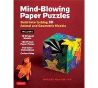 Mind-Blowing Paper Puzzles Kit: Build Interlocking 3D Animal and Geometric Models