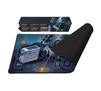Mindbug Earl B. Bug Tapis de jeu officiel pour jeu Mindbug, base en caoutchouc antidérapant avec bords à double couture, 35,6 x 61 cm, joueur unique, fabriqué par Ghost Galaxy
