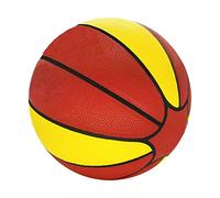 MINDCOLLISION Ballon de basketball lesté surdimensionné taille 9, 94 cm, 1 kg, développe les compétences essentielles, la force du poignet, la courbe de tir, rouge et jaune