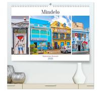 Mindelo - malerisches Reiseziel (hochwertiger Premium Wandkalender 2026 DIN A2 quer), Kunstdruck in Hochglanz: Hafenstadt vor der Westküste Afrikas auf der Insel São Vicente (Kap Verde).