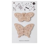 Minder d’Aiguille de Papillon, Minder d’Aiguille de Couture - 2 Quilting Pin Minder | Minder de Broche de Courtepointe de Conception de Papillon, Gardien d’Aiguille de Courtepointe pour Les Aiguilles