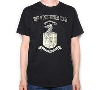 Minder T Shirt The Winchester Club Logo Cult TV Tee Men Manches Courtes(Medium)