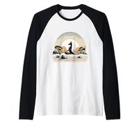 Mindful Xolo Dia de Muertos Méditation Yoga Manche Raglan