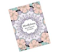 Mindfulness Focusing Word Search Game Book Paper Notebook for Breaks to Favorise Calmness and Concentration Book