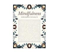 Mindfulness Focusing Word Search Game Book Paper Notebook for Breaks to Favorise Calmness and Concentration Book