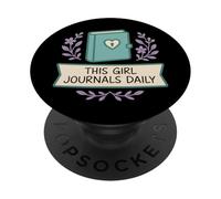 Mindfulness Journal Self Care Thérapie du Bien-être Mental PopSockets PopGrip Adhésif