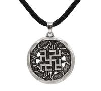 MINDIAN Personnalité Svastika Pendentif Hommes Dominatrice Collier