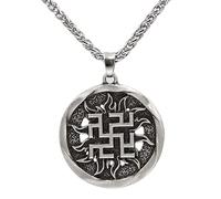 MINDIAN Personnalité Svastika Pendentif Hommes Dominatrice Collier