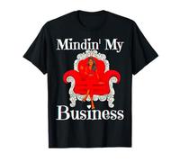 Mindin' My Business Girl Magic Black Fun Women Boss Melanine T-Shirt
