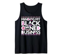 Minding My Own Black Business Support pour Le Cancer du Sein Rose Débardeur