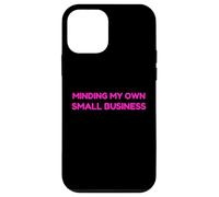 Minding My Own Small Business Humor Retro Self Love Coque pour iPhone 12 Mini