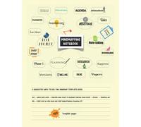 Mindmapping Notebook: A Hundred Pages Of Ready MindmapTemplate And Lined Writing Rows For Visual Notes Layout. Cream Paper. 8.5" x 11".