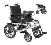 mindmed Fauteuil roulant électrique pliable avancé avec double moteur 500 W, pneus pneumatiques de 40 cm, système de freinage électronique, capacité d'inclinaison maximale de 8 ° à 13° et batterie