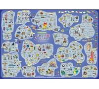 Mindmemo Lernposter 2er Set - First Steps & Time (Englisch Für Einsteiger + Englische Uhrzeit) - Zusammenfassung