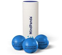 MindPanda 3X Positive Motivational Stress Balls The Perfect Anti-Stress Ball for Adults and Kids to Help with Stress Relief and Anxiety. Free E-Book and Hand Exercise PDF Included. … (Blue)