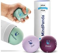 MindPanda Boules Antistress pour Adultes - Balles Anti-Stress Triple Densité pour Thérapie de la Main et Renforcement de la Poigne - Soulagement du Stress et de l’Anxiété - Doux, Moyen, Dur