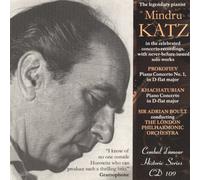 Mindru Katz - Mindru Katz Prokofiev Piano Concerto No.1 [Import]