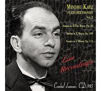 Mindru Katz Plays Beethoven, Vol. 2
