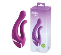 MINDS OF LOVE Vibrateur avec Stimulateur Clitoridien "bonfire" en Pourpre