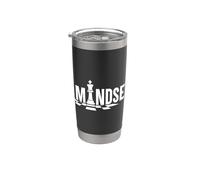 Mindset Growth Motivational Citation Inspiration Positivity Gobelet isotherme en acier inoxydable double paroi
