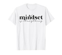 Mindset is Everything Manifest Hustle Work Citation Girls Women T-Shirt