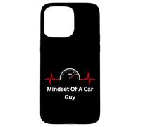 Mindset of A Car Guy Red EKG Tachymètre Racing Guy Coque pour iPhone 15 Pro Max