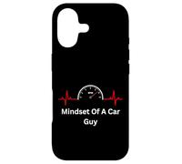 Mindset of A Car Guy Red EKG Tachymètre Racing Guy Coque pour iPhone 17