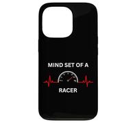 Mindset of A Racer Car Guy Compteur de Vitesse ECG Racing Guy Coque pour iPhone 13 Pro