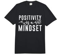 Mindset Positivity Art Inspirational Mind Motivational Citation Comfort Colors Adult Heavyweight T-Shirt
