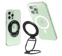 Mindsky Mag-Safe Support de téléphone Compatible avec iPhone 12/13/14 Mini/Pro/Pro Max, Accessoires magnétiques Amovibles, Noir Encre