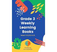 MindSpring - 3rd Grade Weekly Learning Workbook, Activity Book - Week 11 - 15 - for Kids Ages 8-9 Covering English Language Arts(ELA), Maths, Science, Social Studies and More