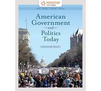 MindTap for Ford/Bardes/Schmidt/Shelley's American Government and Politics Today, Enhanced, 1 term Printed Access Card