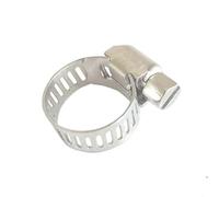 MindWissUp 10 Pièces de Colliers de Serrage 21-38mm, Colliers Réglables en Acier Inoxydable 304, Colliers de Serrage à Vis sans Fin pour Tuyaux et Raccords