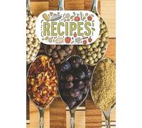 MindzCrafted Blank Recipe Book: A Lovely Recipe Keeper to Save and Organize Your Best Dishes | 7 X10, 100 pages